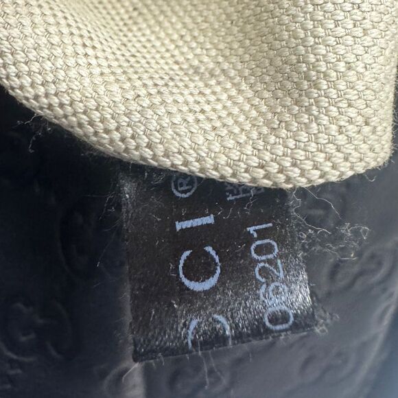 GUCCI Black Guccisima Leather Sukey 2way Satchel Bag Auth - Picture 16 of 16